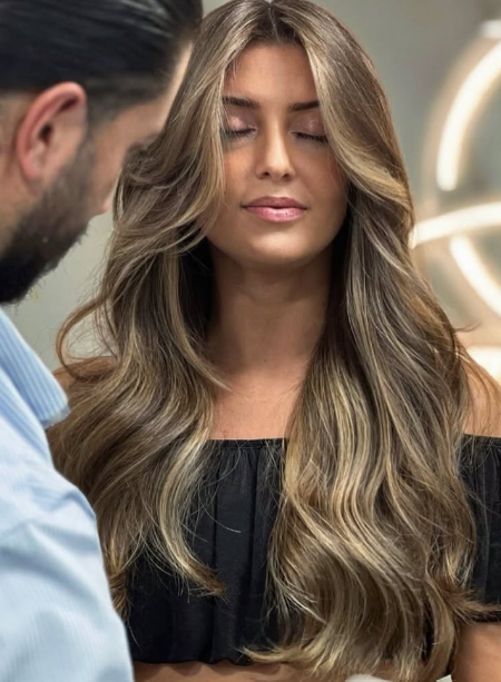 Face Frame Highlights - Natural hair color enhancement Dubai